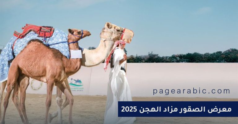 مزاد الهجن 2025 في معرض الصقور