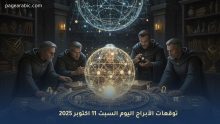 الأبراج اليوم السبت 11 أكتوبر 2025