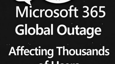 انقطاع خدمات مايكروسوفت 365