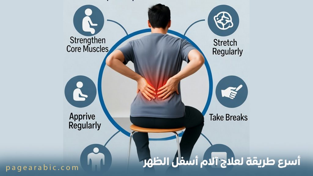 أسرع طريقة لعلاج آلام أسفل الظهر