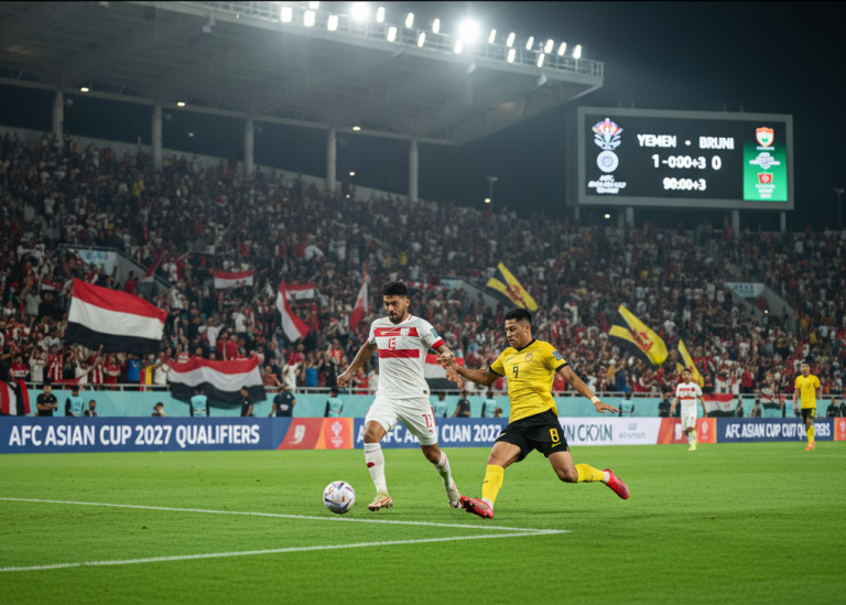 مباراة اليمن ضد بروناي