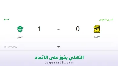 الاهلي يفوز على الاتحاد