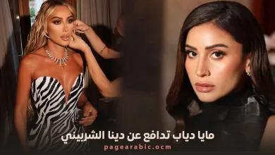 مايا دياب تدافع عن دينا الشربيني