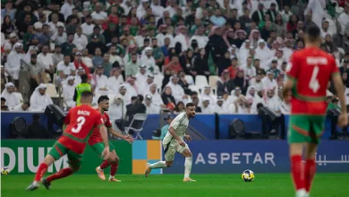 مباراة فلسطين والسعودية